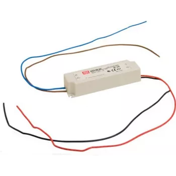 Apgaismojuma piederums MEAN WELL LPV-35-24 Balts 90-264V AC