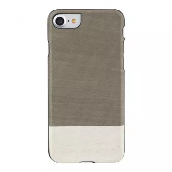 Man&Wood Einstein mobilā telefona maciņš iPhone 7, pelēks