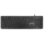 USB multivides tastatūra Rebeltec RBLKLA00042 — pilna izmēra, melna