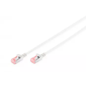 Tīkla kabelis Digitus CAT 6 U/FTP plāns patch vads RJ-45 Cat6 1m Pelēks