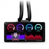 Phanteks Glacier One 360M25 LCD šķidruma dzesēšanas sistēma, 6 collu displejs - 360 mm, melna