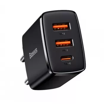 Baseus 30W USB lādētājs QC PD3.0 Type C ātra uzlāde iPhone 17 16 15 14 13 12 Pro Max Xiaomi Samsung