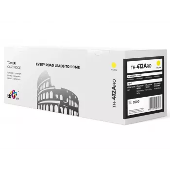 Tonera kasetne HP 305A dzeltena remanufactured jauns OPC TH-412ARO