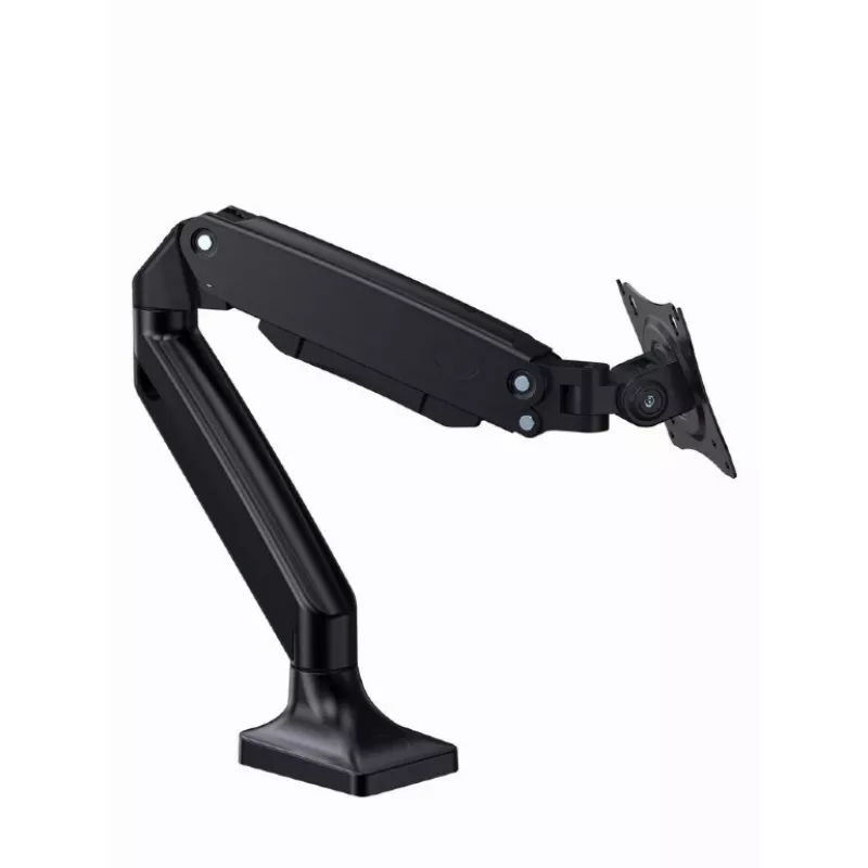 Monitora stiprinājums GEMBIRD MA-DA1-03 17–35 collu ekrāniem, 10 kg, VESA 75x75–100x100, skava/caurums, melns