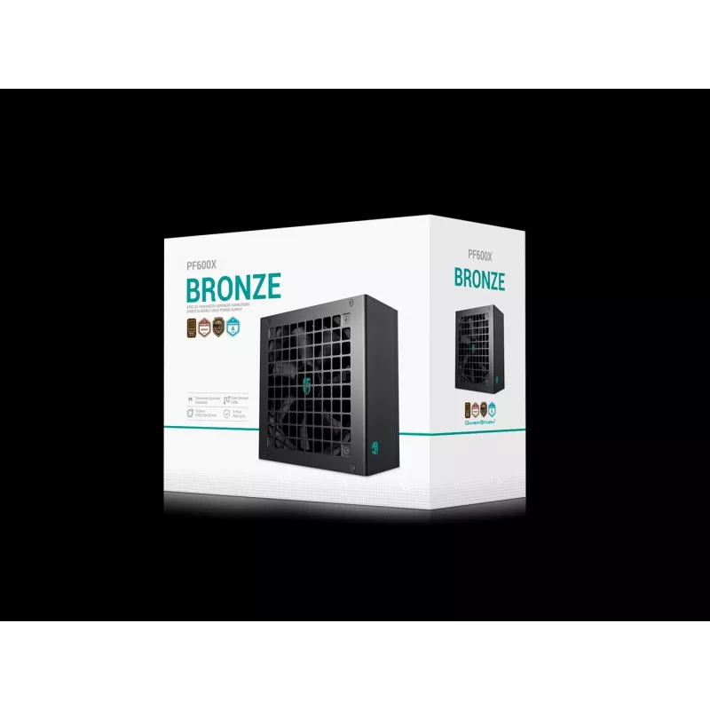 DeepCool PF600X 600W 80 PLUS Bronze barošanas bloks ATX