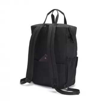 Mugursoma DICOTA Dual GO 39.6 cm (15.6 colli) Melna, ar nēsāšanas rokturi un plecu siksnu