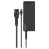 SAVIO ZA-01 iekštelpu maiņstrāvas lādētājs, 65W USB-C PD 3.0, 100–240V ieeja, viens ports, melns