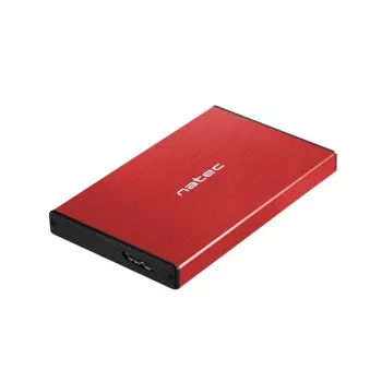 NATEC HDD korpuss RHINO GO (USB 3.0, 2.5 inch, sarkans)