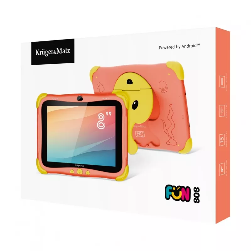 Kruger&matz KM0808-R Sarkanā bērnu planšete