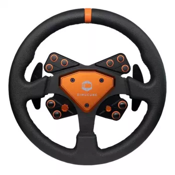 Simucube Tahko stūres rats, apaļš - 320 mm, oranžs