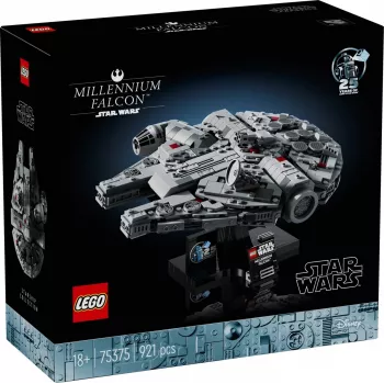 LEGO Star Wars Millennium Falcon 75375 modelēšanas komplekts — 1351 detaļas, 18+, 190×240×130 mm