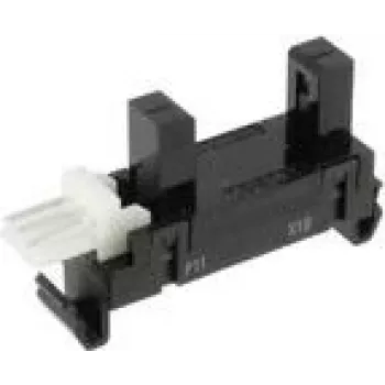 Fotoelektriskais dakšveida sensors Omron EE-SX4009-P1 — caurstarojošs, vienā gabalā