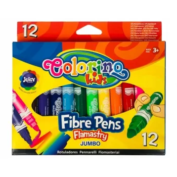 Filtspalvas Colorino 42651PTR apaļš gals 12 krāsu komplekts