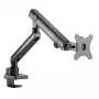 Monitora roka SILVERSTONE SST-ARM13 — viena monitora regulējama augstuma VESA stiprinājums, sudraba
