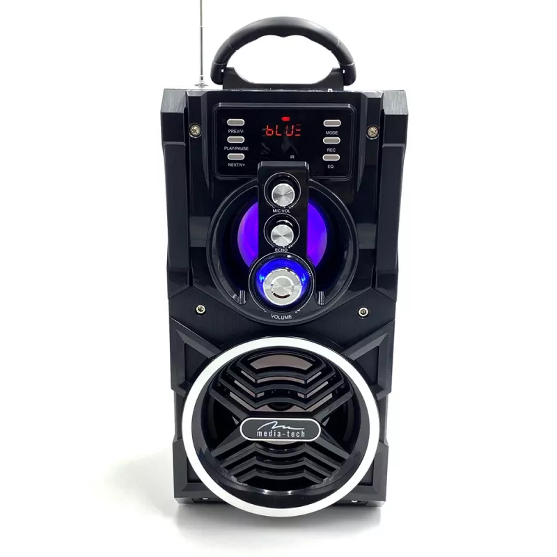 Pārnēsājams stereo skaļrunis Media-Tech PARTYBOX BT MT3150 Melns