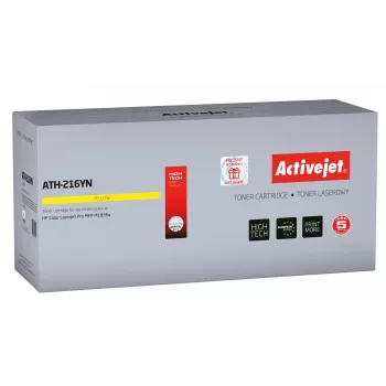 Tonera kasetne ActiveJet ATH-216YN dzeltena, saderīga ar HP 216A (W2412A), 850 lpp., viena iepakojumā