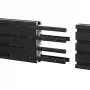 Montāžas sliedes pagarinājuma komplekts B-Tech BT8390 Melns 12mm platums 8mm dziļums 180mm garums