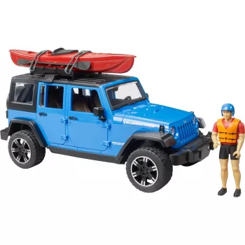 BRUDER Jeep Wrangler Rubicon Unlimited ar kajaku un figūru BR-02529