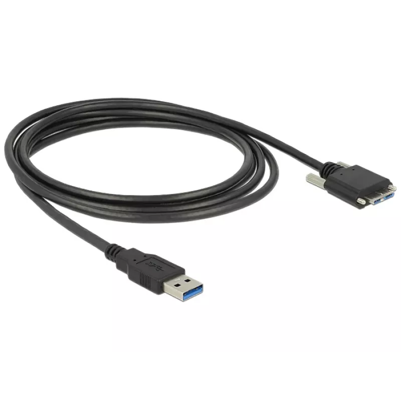 USB kabelis DeLOCK 83599 USB 3.2 Gen 1 3m USB A Micro-USB B Melns