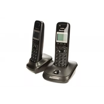Panasonic KX-TG2512 DECT telefons Pelēks ar zvanītāja ID