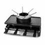 Raclette grils Emerio RG-124930 8 personām, 1400 W, melns un nerūsējošais tērauds, rotācijas regulators