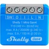 Viedais releju modulis Shelly 1 Mini Gen4, 1P 8A, Wi‑Fi/Matter/Zigbee/Bluetooth, 110–240V, kompakts (2 gab.)