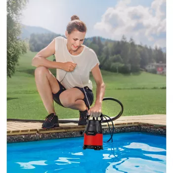 Einhell GC-SP 2275 dzidra ūdens sūknis, iegremdējamais/spiediena sūknis (sarkans/melns, 220 W)