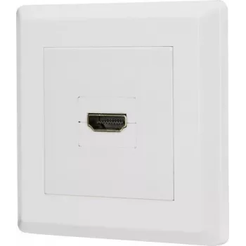 Renkforce RF-4724906 HDMI Adapter [1x HDMI-Ligzda - 1x HDMI-Ligzda] Balts Ar Zeltu Pārklāti Kontakti (RF-4724906)