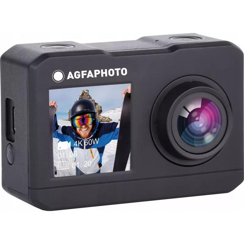 AgfaPhoto Action Cam AC7000BK sporta kamera 16 MP 2K Ultra HD CMOS Wi-Fi 58 g