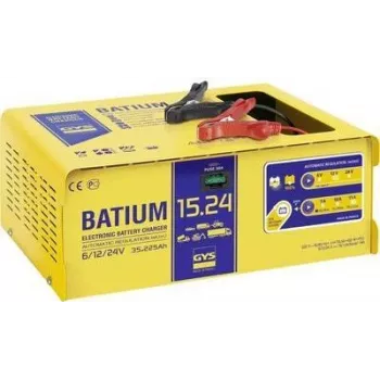 Bateriju lādētājs GYS BATIUM 15.24 6V, 12V un 24V baterijām – 22A maks.