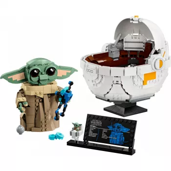 LEGO STAR WARS 75403 Grogu ar peldošu ratiņu