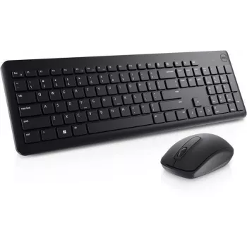 Bezvadu tastatūras un peles komplekts Dell KM3322W Melns