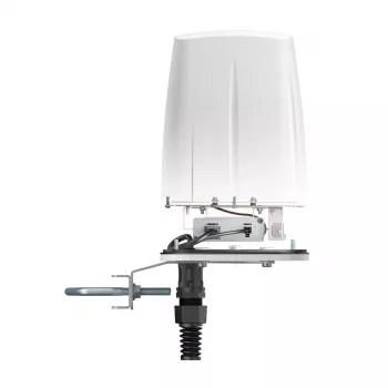 Omnivirziena tīkla antena QuWireless QuSpot A140S-A, PoE/LAN, 0.694–2.7 GHz, līdz 4 dBi, balta