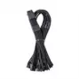 CableMod C-Series Pro ModMesh 12V-2x6 kabelis, aptīts, 16-Pin uz 3x 8-Pin, Corsair Type 4 un 3 barošanas blokiem - melns, 60cm