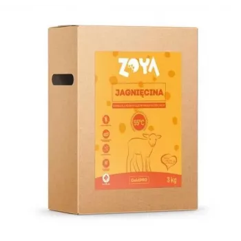 Sausā suņu barība ZOYA ColdPRO Jērs 3 kg — pilnvērtīga grauzdiņu barība pieaugušiem suņiem