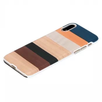Korpuss viedtālrunim man and wood iPhone XR, balts, aizsargājošs cietais apvalks