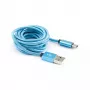 Sbox USB->Type-C vads 1.5m zils CTYPE-1.5BL