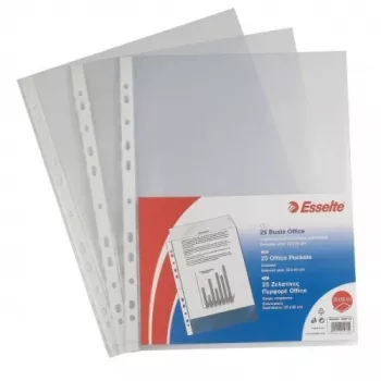 Sleeves Esselte, A3, 75 mikroni, matēts, vertikāls, iepakojumā 50 gab.