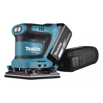 Makita DBO480Z portatīvā slīpmašīna Ekscentriskā slīpmašīna 14000 OPM Melna, Zila 210 W