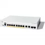 Cisco Catalyst 1300-8FP-2G - Slēdzis - L3 - pārvaldāms - 8 x 10/100/1000 (PoE+) + 2 x Combo Gigabit SFP/RJ-45 - montējams statīvā - PoE+ (120 W) (C1300-8FP-2G)