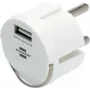 Brennenstuhl 1508110 USB lādētājs iekštelpu kontaktligzda ar slēdzi, izejas strāva max 2400 mA, 1 x USB