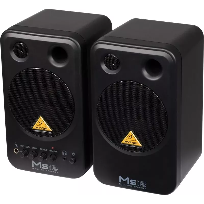 Behringer MS16 2-virzienu skaļrunis Melns Vadu 16 W