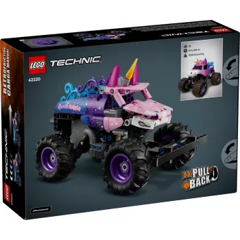 LEGO TECHNIC 42220 Monster Jam Sparkle Smash atpakaļvilkšanas komplekts