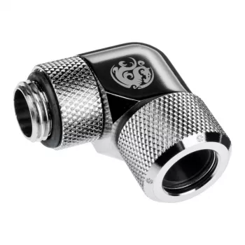 Caurule datora dzesēšanas sistēmai BitsPower BP-E90RMLA12 — misiņš, 12 mm diametrs, sudrabs