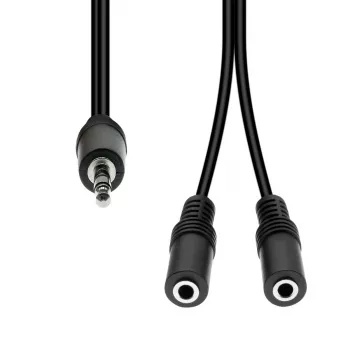 ProXtend M32XM2F-002 3-pin uz 2×2-pin kabelis, 1 m, 18 AWG