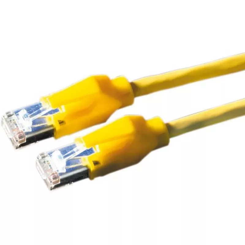 Datwyler DATWYLER - Patch-Cable - RJ-45 (vīr.) - RJ-45 (vīr.) - 3 m - SSTP kabelis - CAT 6 - bez halogēna - dzeltens (21.05.0032)