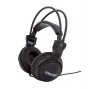 Austiņas Maxell Home Studio MAX-833, vadu, apkārtauss, 32 Ω, 98 dB, 16–22000 Hz, 5 m kabelis, galvas saite, melnas