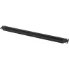 Kabeļu pārvaldības sloksne helos 328897 1U melna 48.3 cm