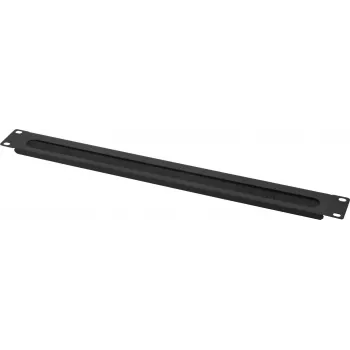 Kabeļu pārvaldības sloksne helos 328897 1U melna 48.3 cm