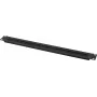 Kabeļu pārvaldības sloksne helos 328897 1U melna 48.3 cm